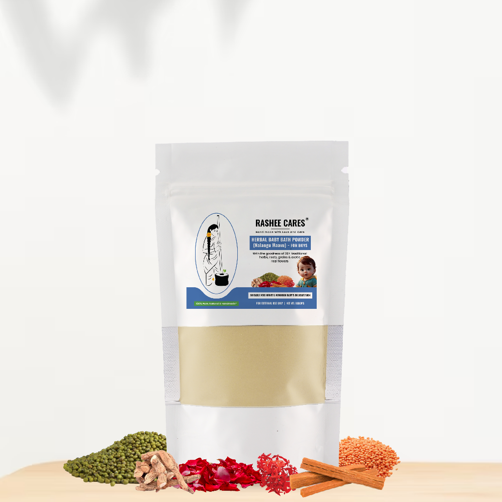 Rashee Cares Boy Baby Bath Powder For Delicate Skin