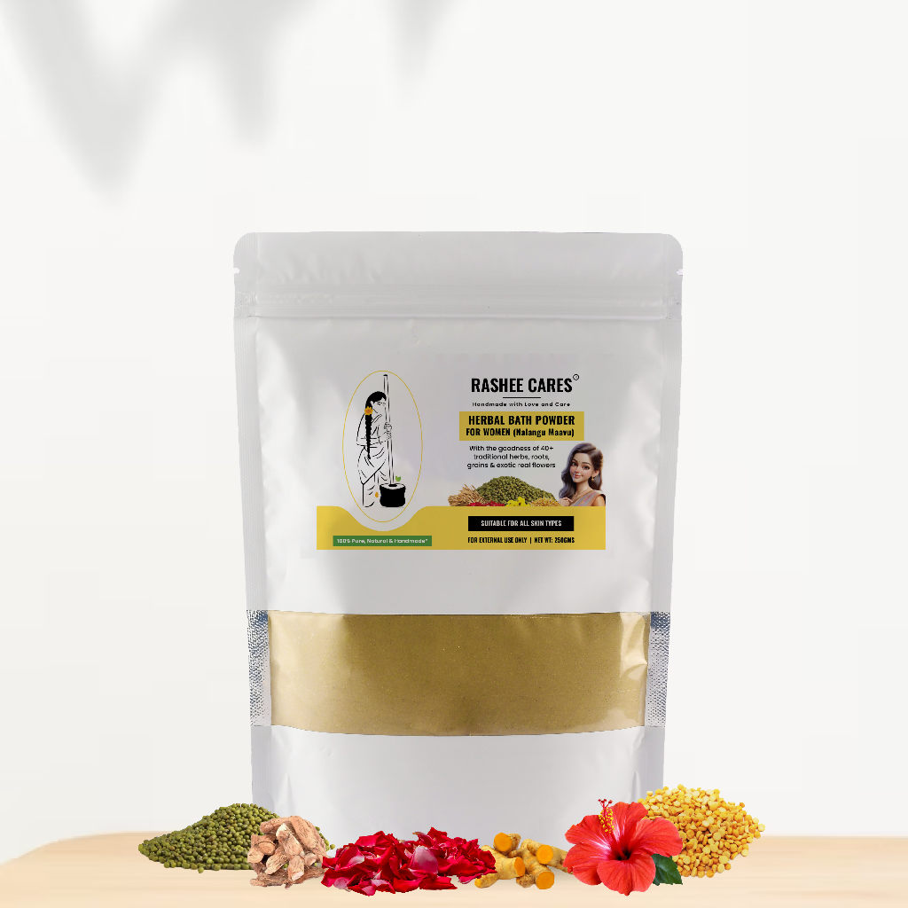 HERBAL BATH POWDER FOR WOMEN’S GLOWING SKIN!